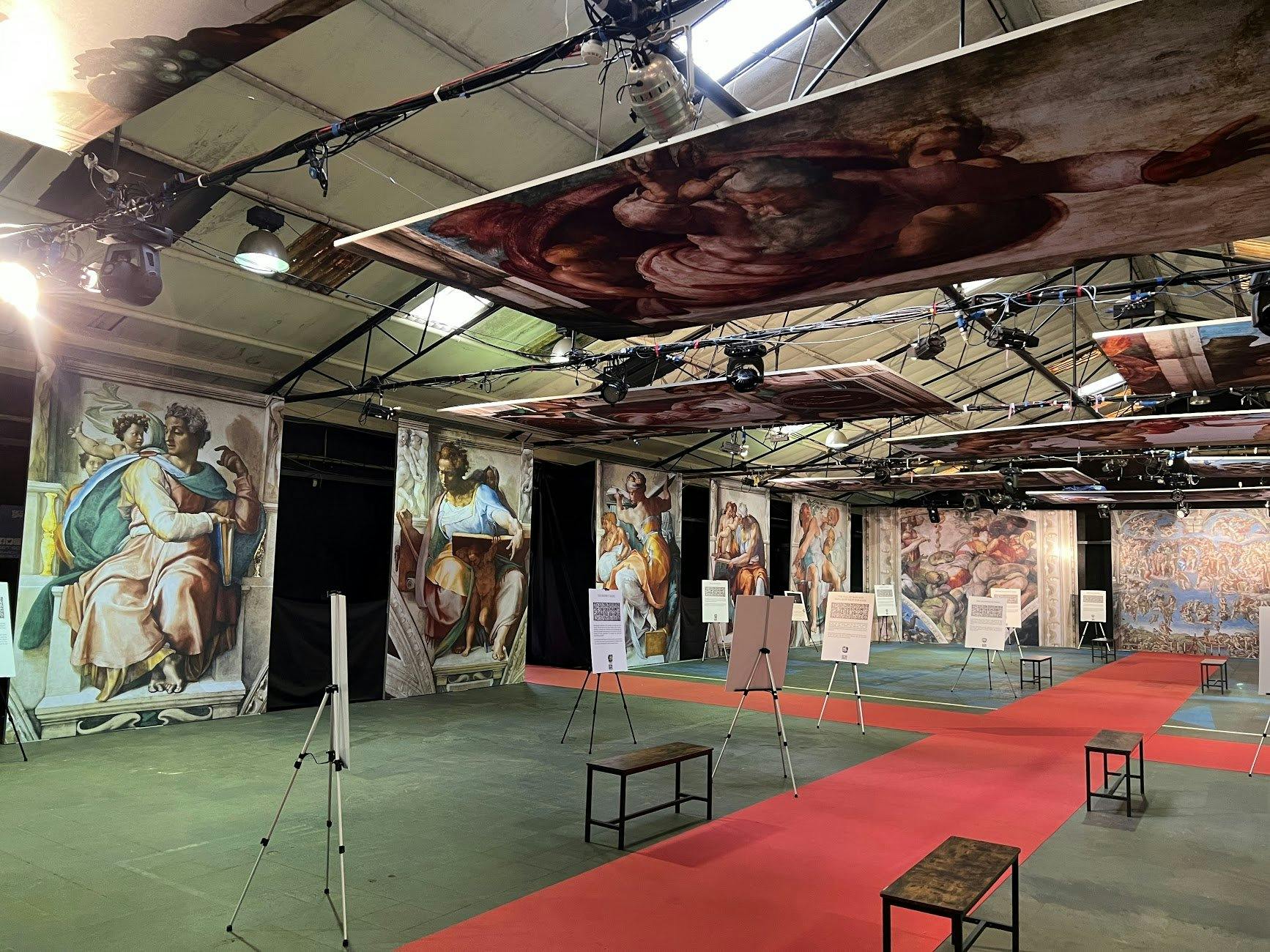 Elegant event space SS1 in Digbeth with vibrant murals, ideal for cultural gatherings.