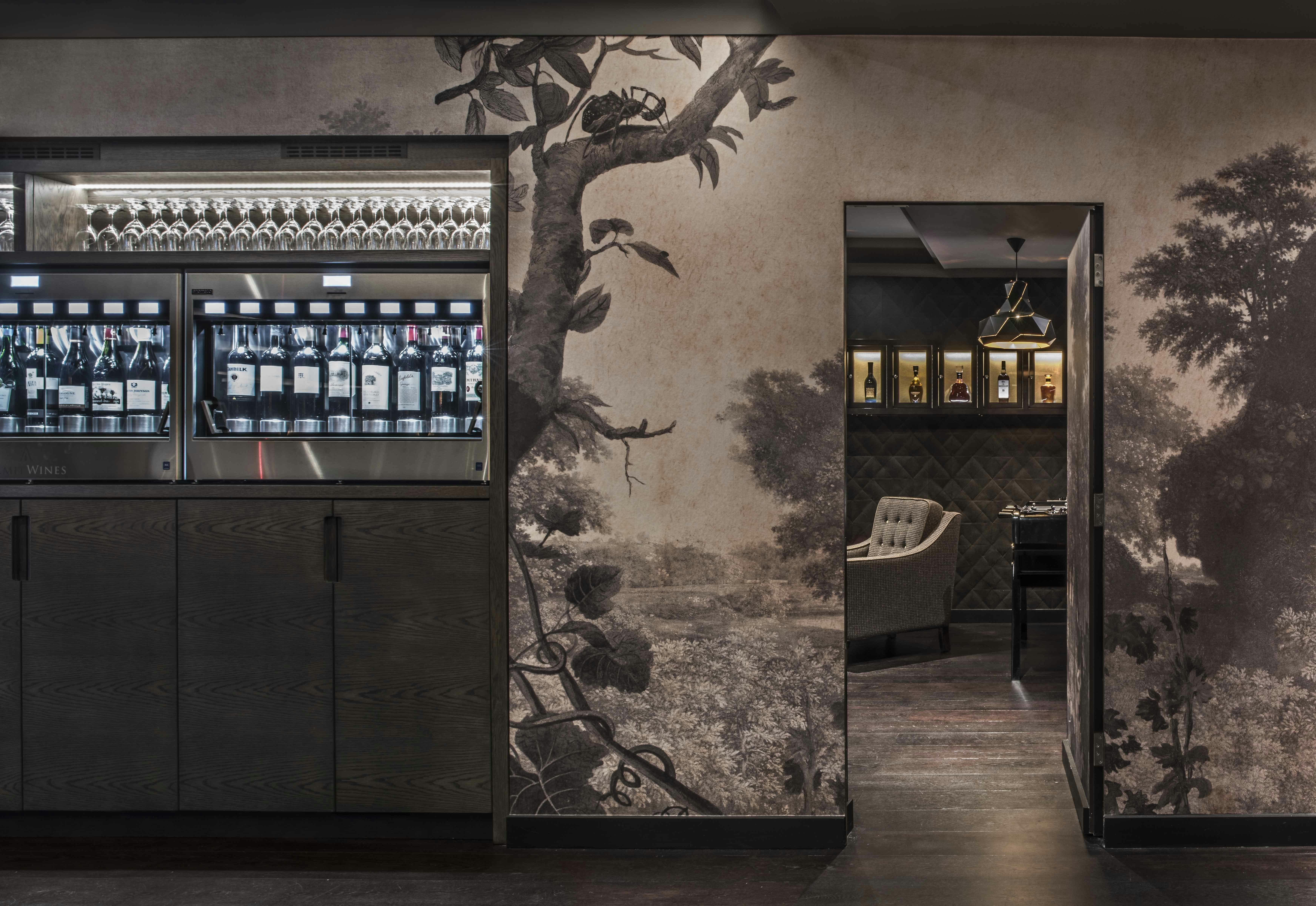 Elegant locker room at M Threadneedle Street, perfect for upscale events and gatherings.