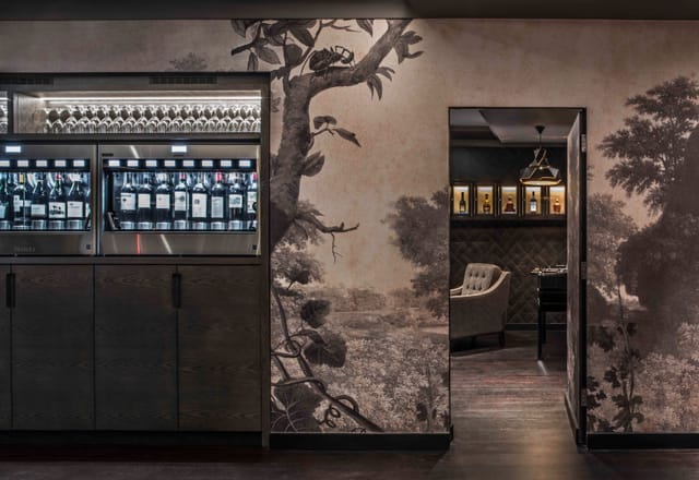 Elegant locker room at M Threadneedle Street, perfect for upscale events and gatherings.