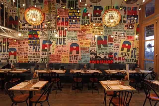Vibrant Rio Restaurant in Cabana Stratford, ideal for networking events and celebrations.