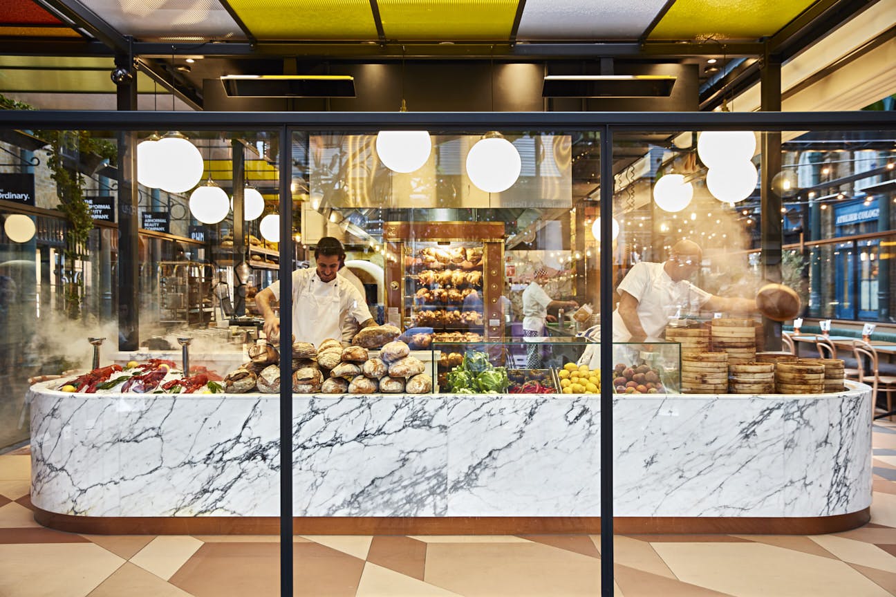 Vibrant food display at Buns&Buns restaurant, ideal for catering events and receptions.