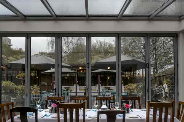 Elegant dining area in The Ceylon Room, perfect for corporate events and gatherings.