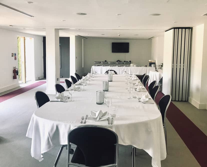 Thorpe Suite at Lifehouse Spa: elegant meeting space for conferences with bright natural light.