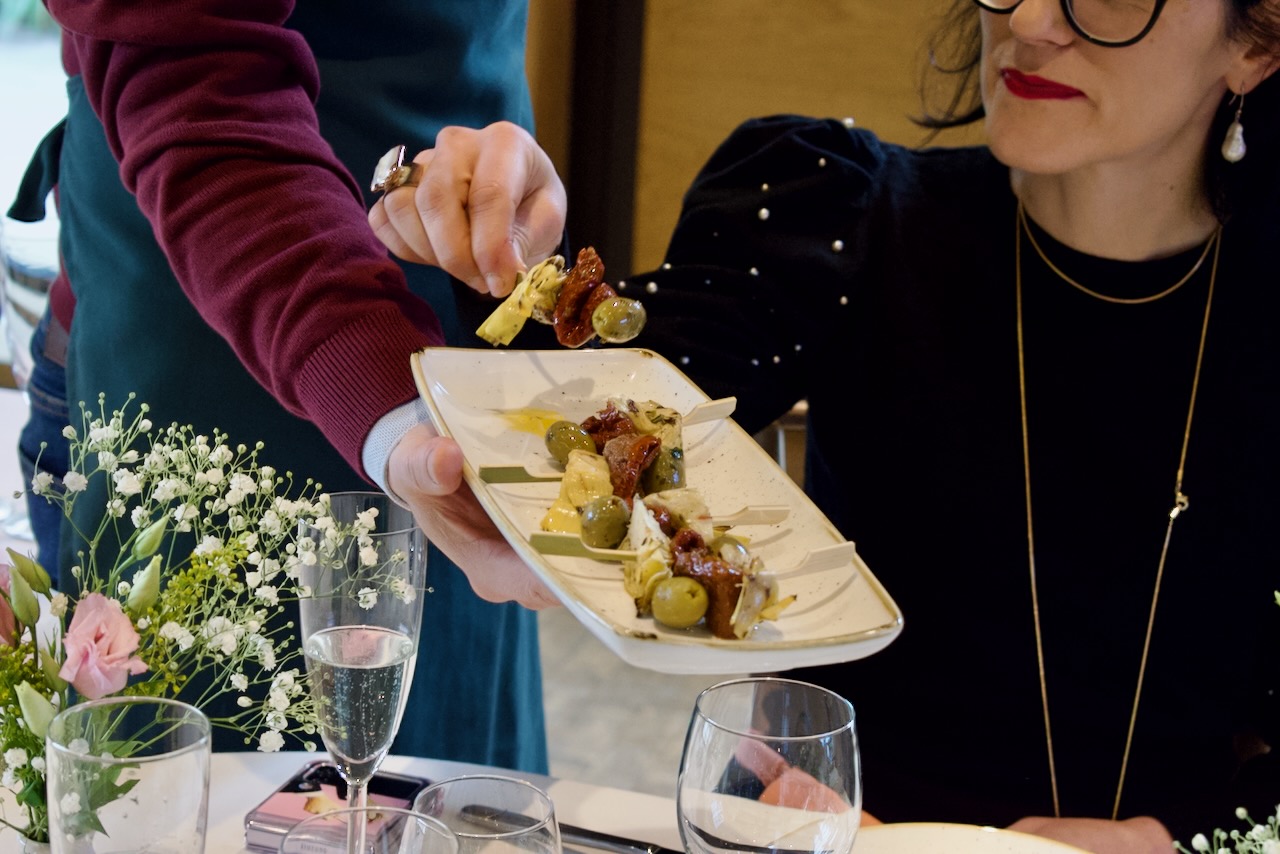 Elegant dining in Soane's Garden Room, Pitzhanger Manor; upscale event service.