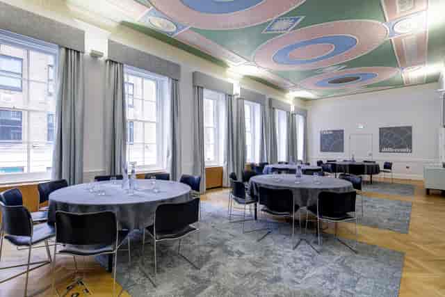 Elegant event space in The Prince Philip Room, perfect for meetings and receptions.