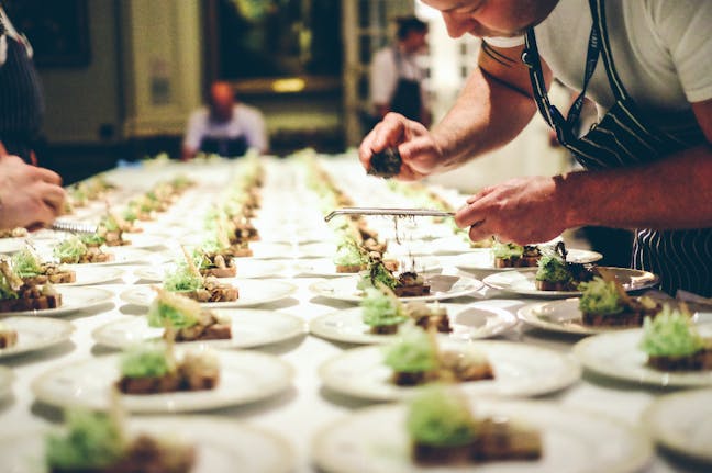 In-house catering at Lord's Cricket Ground