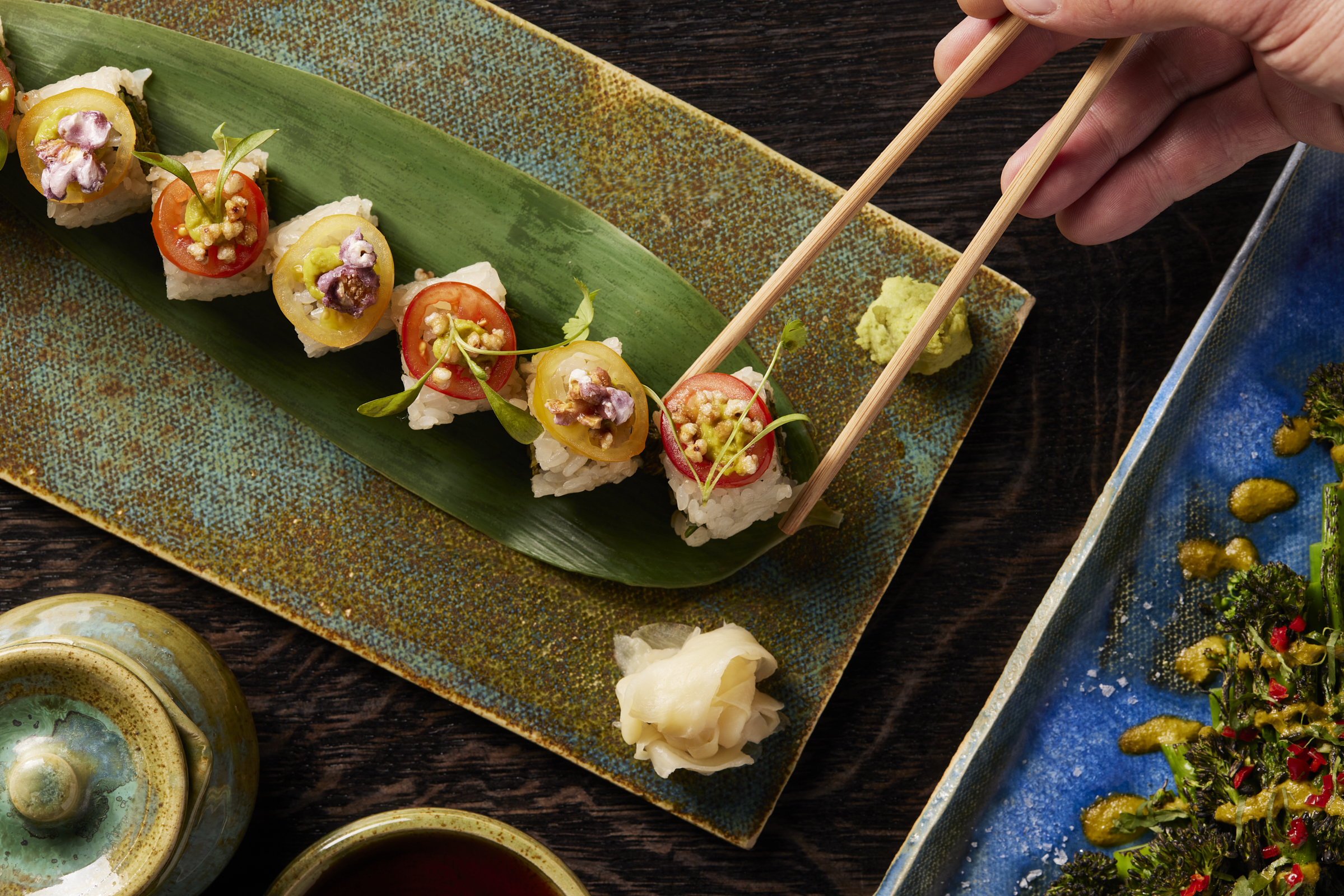 Sushi platter at Chotto Matte's Bar and Lounge for upscale events and gala dinners. - Banner
