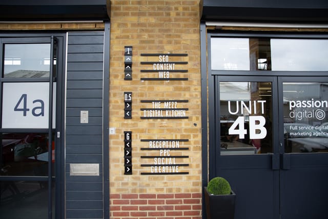 Modern office space in Union Court, ideal for digital marketing workshops and corporate events.