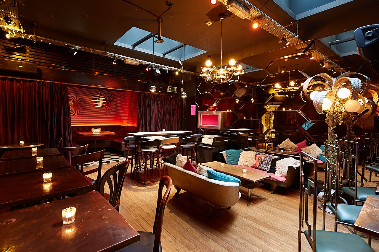 Stylish event space in Callooh Callay Shoreditch, perfect for gatherings and networking.