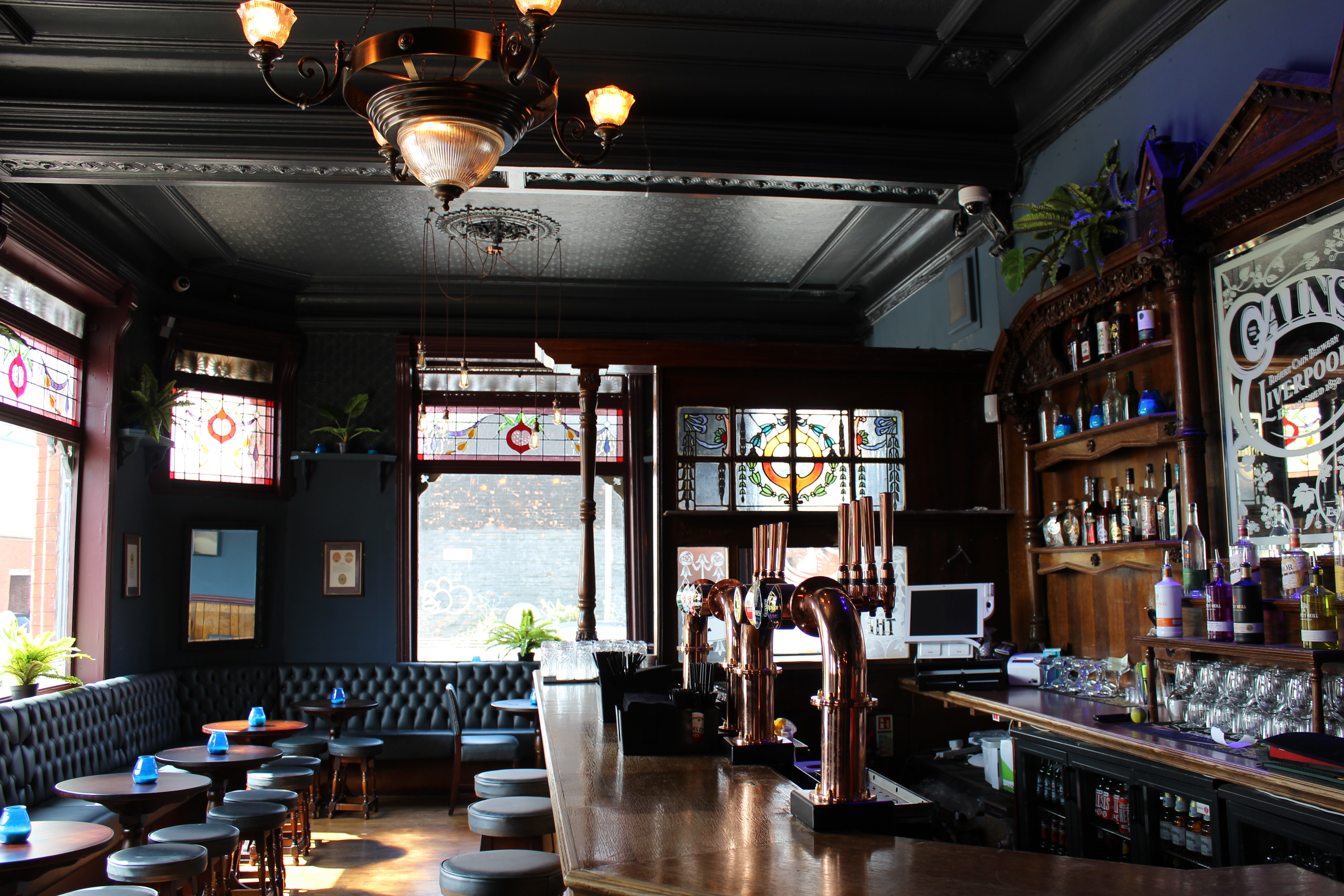 Stylish venue at The Brewery Tap, perfect for intimate gatherings and networking events. - Banner