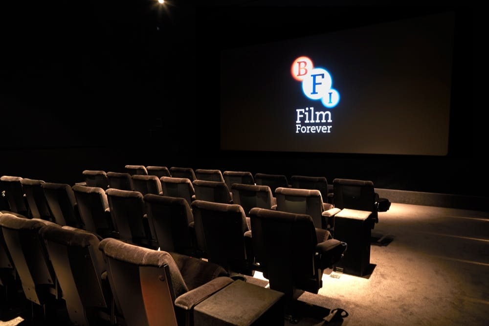 Modern cinema space at BFI Southbank for film screenings and corporate events.