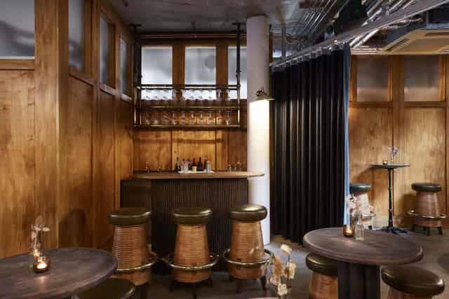 Downstairs bar