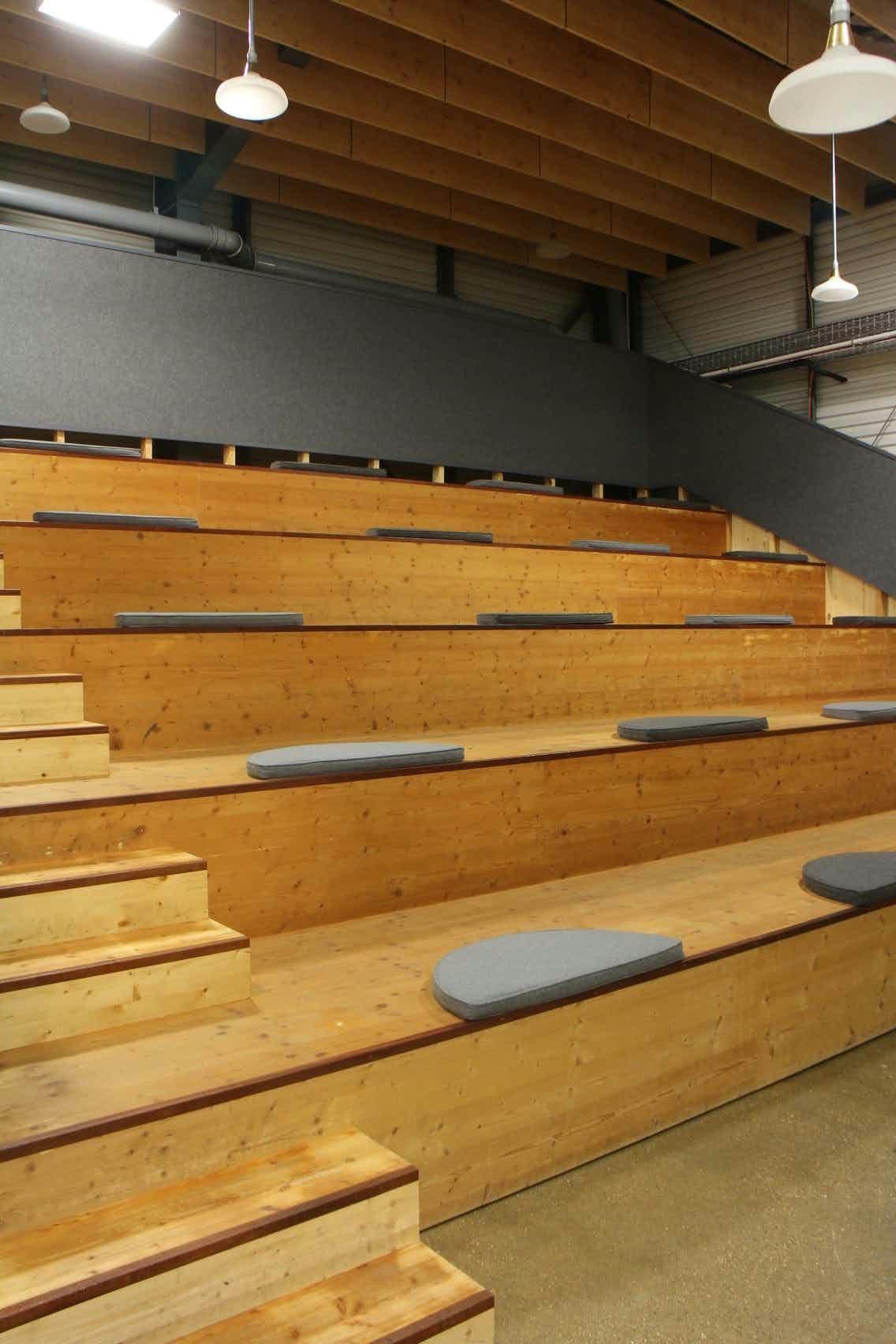 Tiered seating in Slough Aspire for engaging presentations and workshops.
