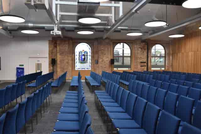 Main Hall blank canvas conference venue, neutral, flexible.