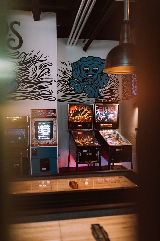 Games Room at Head of Steam with arcade games, perfect for events and team-building.