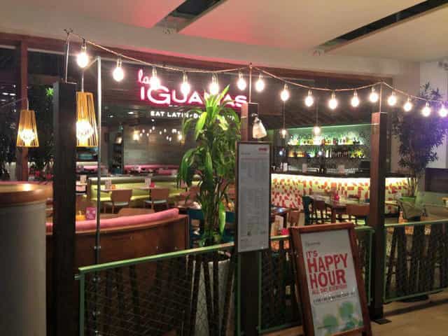 Vibrant Las Iguanas venue in Sheffield for casual meetings and social events.