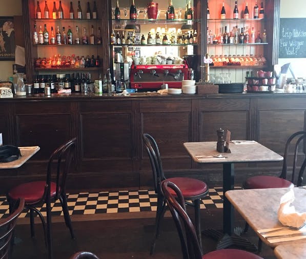 Cozy café venue in Café Rouge Bristol, ideal for networking events and meetings.