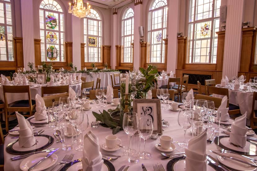 Elegant banquet hall at 87 Barts Close, perfect for weddings and corporate events.