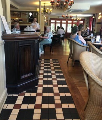 Cozy café venue in Café Rouge Esher, perfect for informal meetings and networking events.