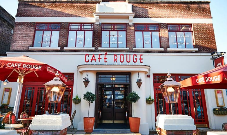 Café Rouge Haywards Heath venue with outdoor seating for networking events and meetings.