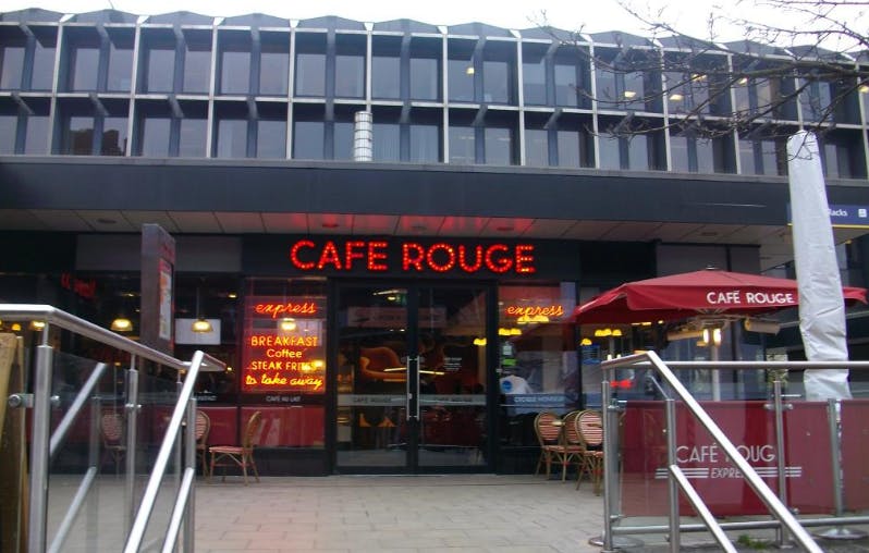 Café Rouge Euston venue with outdoor seating for casual meetings and networking events.
