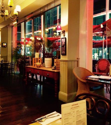 Cozy Café Rouge venue in Milton Keynes for intimate gatherings and networking events.