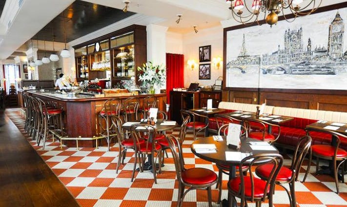 Stylish Café Rouge Witney venue for intimate gatherings and corporate events.