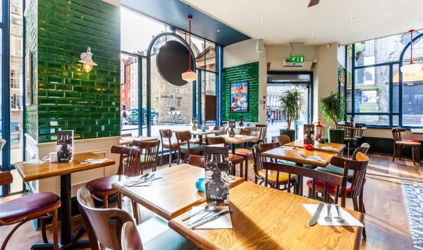 Vibrant Bella Italia venue in Edinburgh for intimate meetings and events.