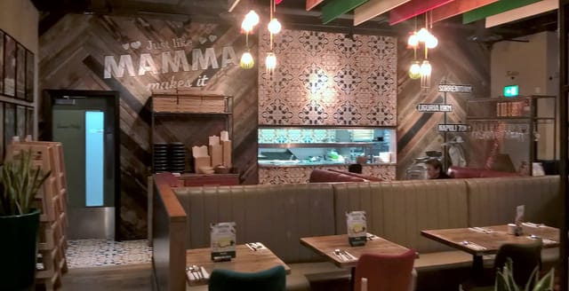 Cozy restaurant venue in Bella Italia Glasgow for informal meetings and small events.