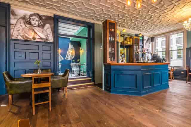 The Lounge at The Angel with feature bar for intimate networking and VIP breakout events.