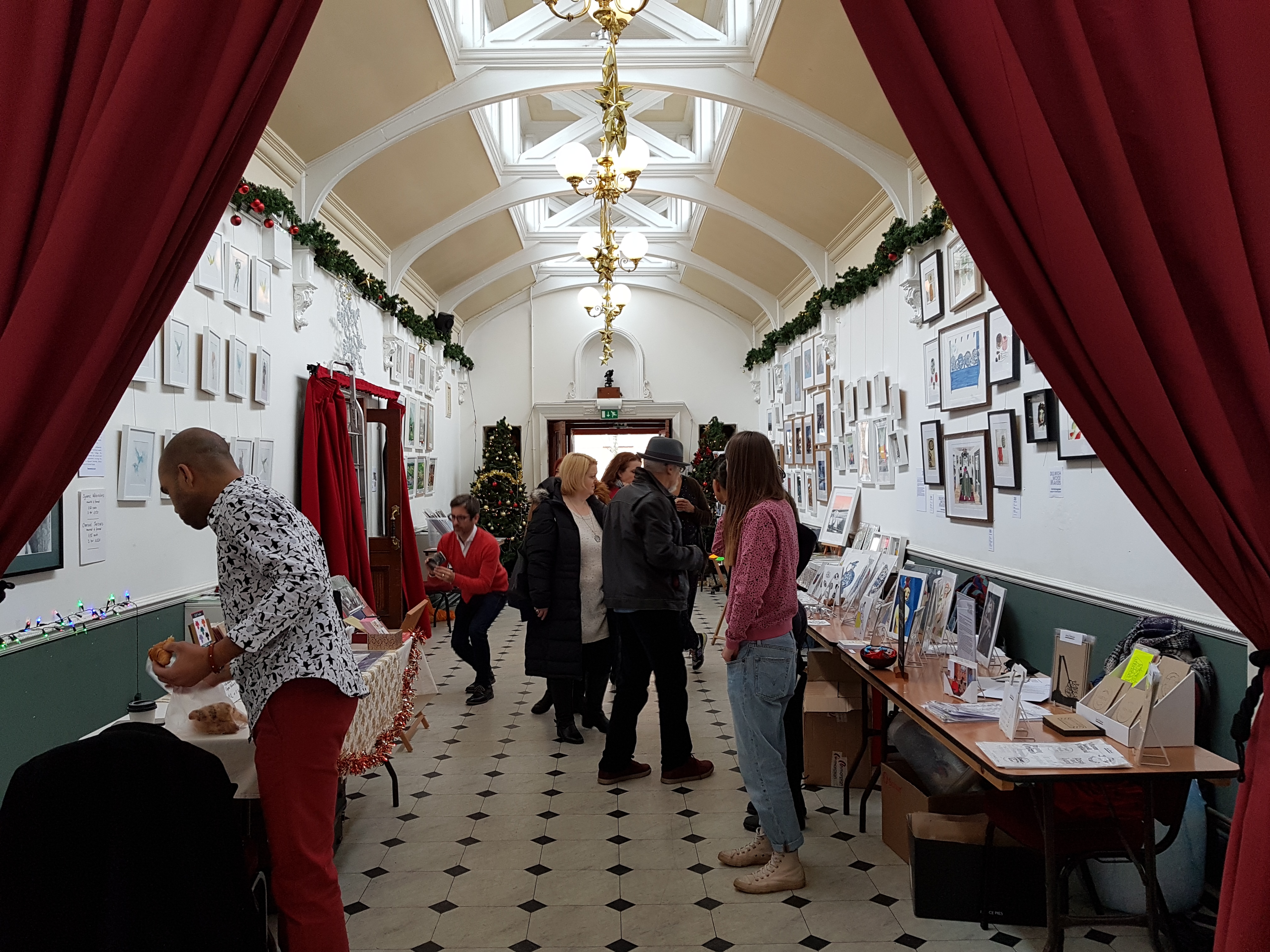 Vibrant event space in Stanley Arts London, perfect for networking and social gatherings.