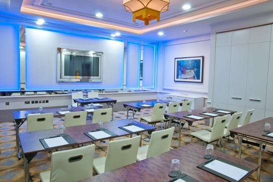 Jonathan Aiken Room, Merchant Hotel Belfast, modern meeting space for professional events.