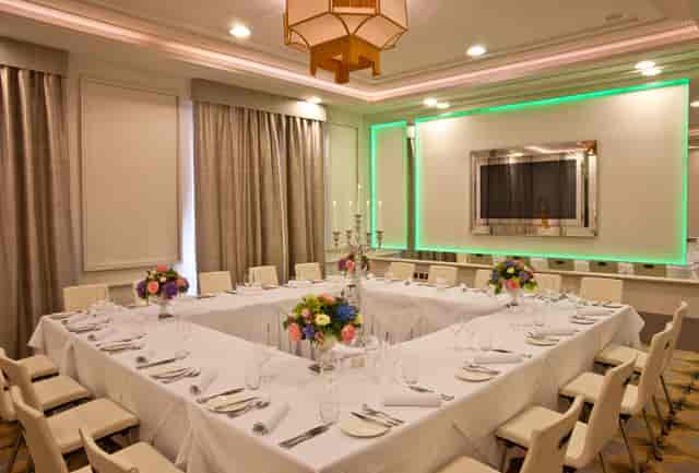 Elegant meeting room in The Merchant Hotel Belfast, perfect for events and networking.