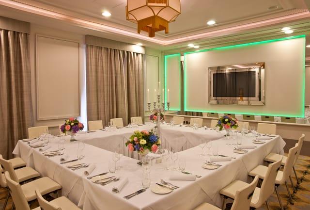 Elegant meeting room in The Merchant Hotel Belfast, perfect for events and networking.