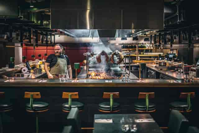 Soho private dining, theatrical kitchen, event venue, culinary demo