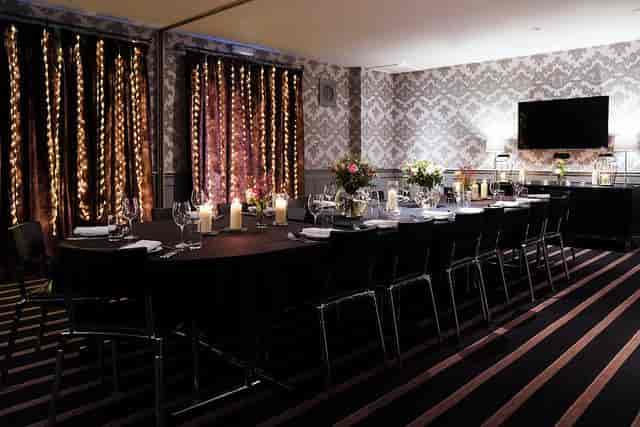 Sophisticated meeting space in Malmaison Edinburgh, perfect for corporate events and gatherings.