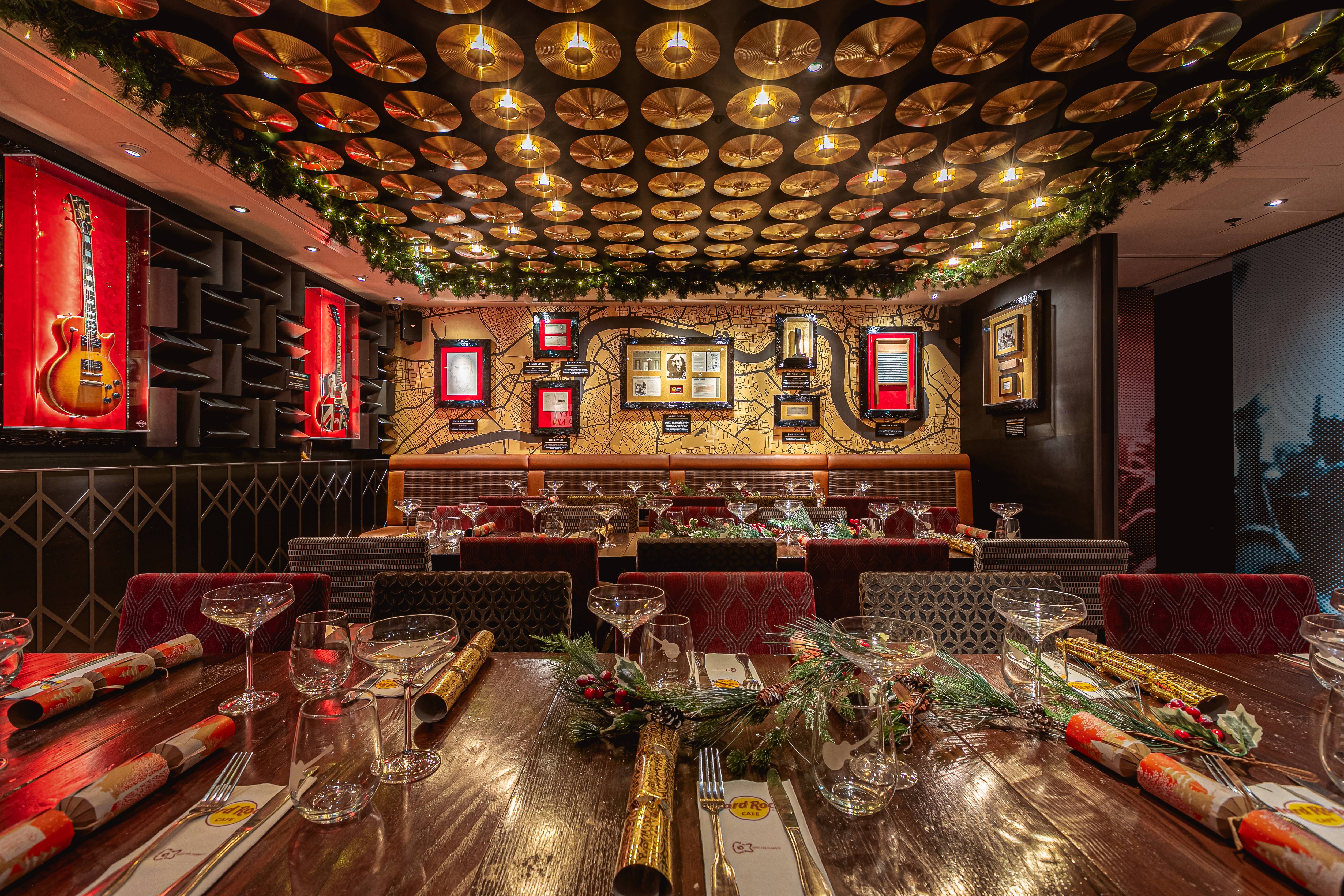 Legends Room at Hard Rock Cafe Piccadilly Circus, vibrant event space for celebrations. - Banner