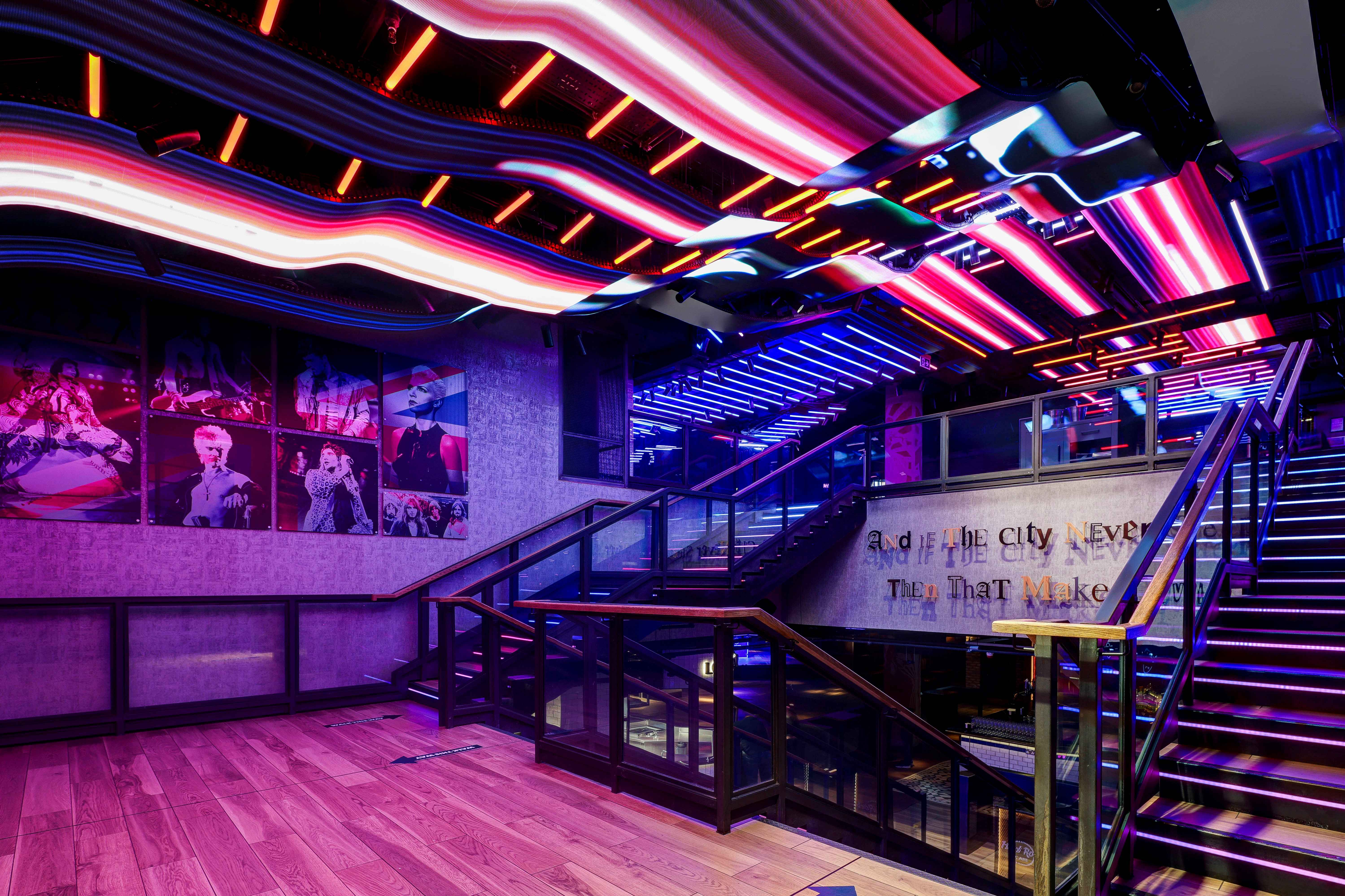 Vibrant event space at Hard Rock Cafe Piccadilly Circus for meetings and gatherings. - Banner