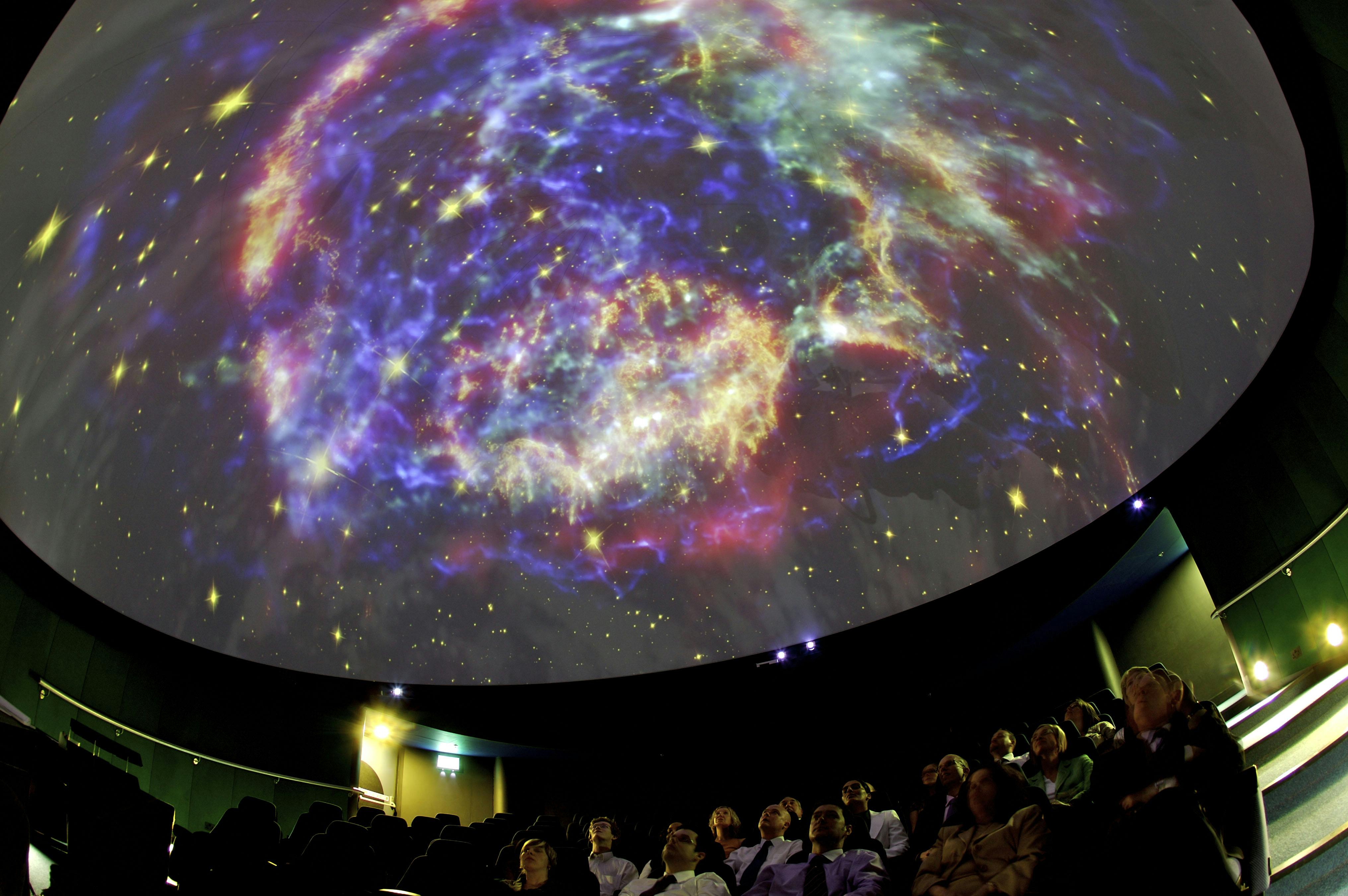 Planetarium dome at Thinktank, ideal for educational events and corporate gatherings.