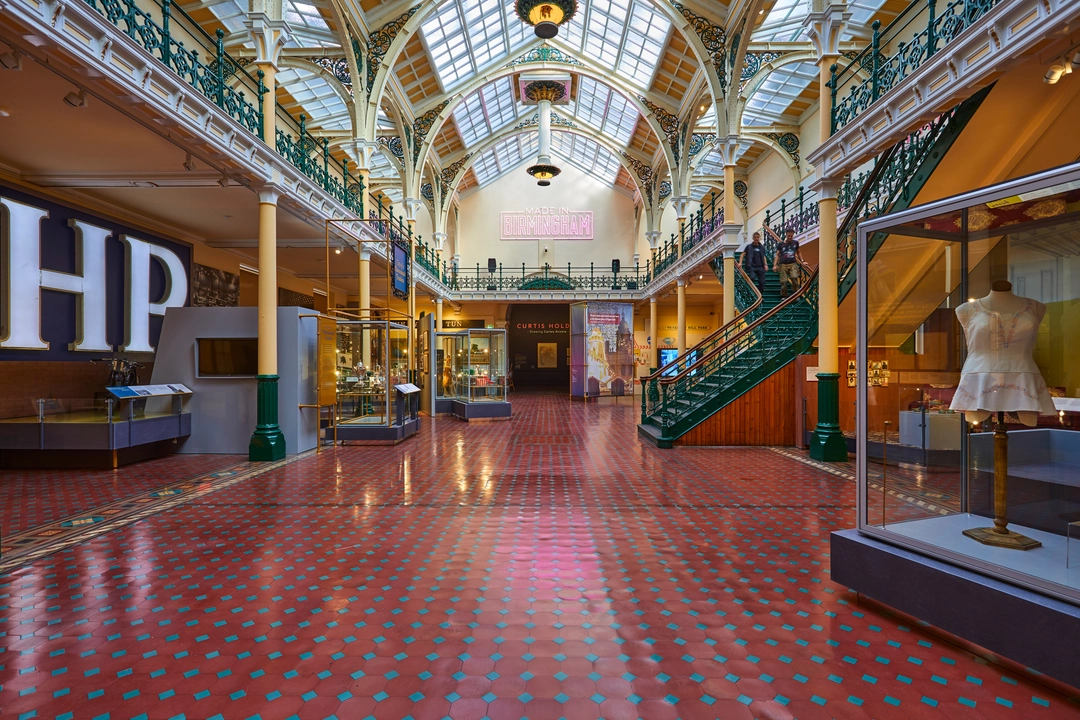 Industrial Gallery at Birmingham Museum, featuring high ceilings, ideal for corporate events.