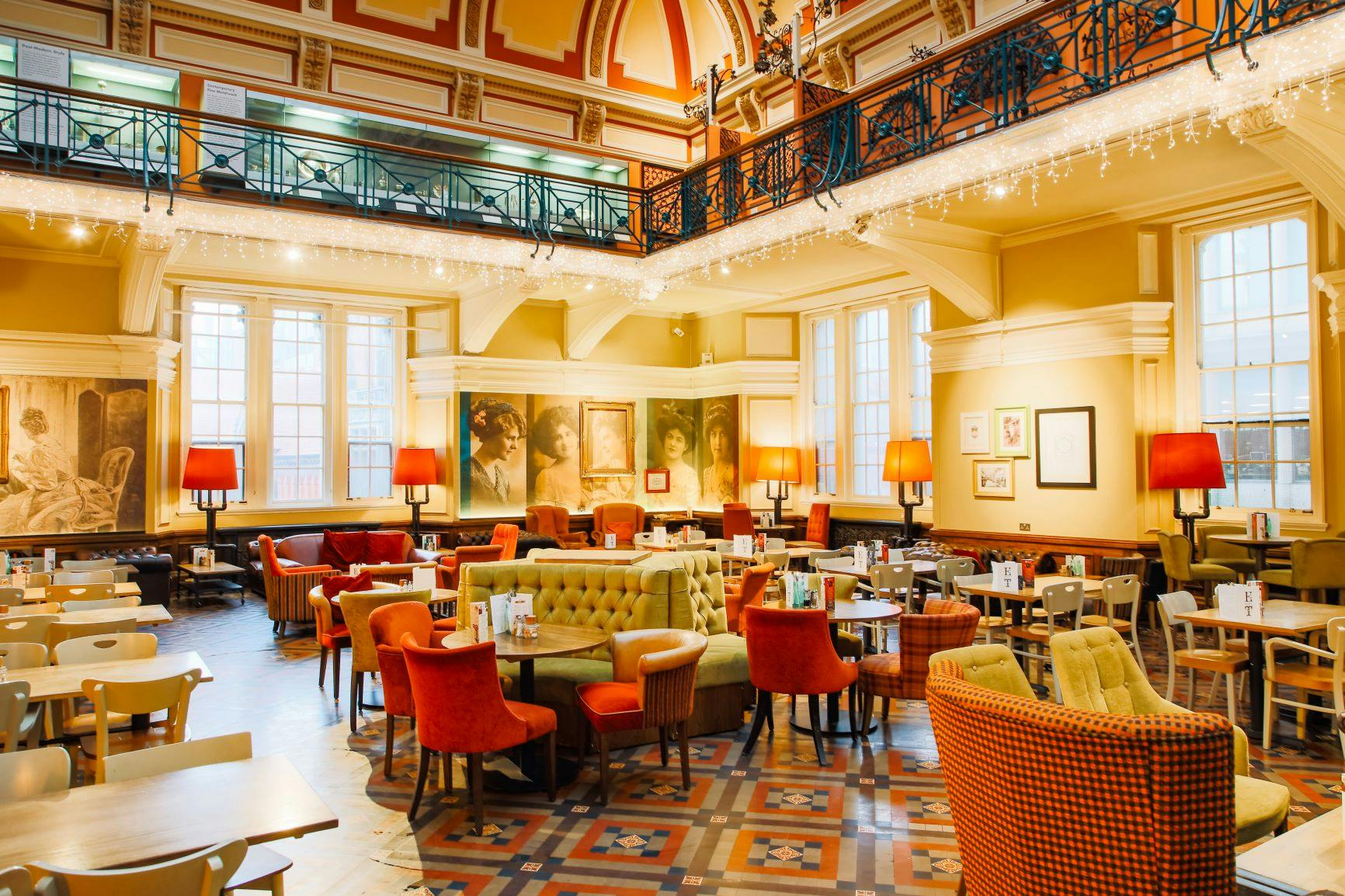 Edwardian Tea Rooms in Birmingham: elegant event space for meetings and gatherings.