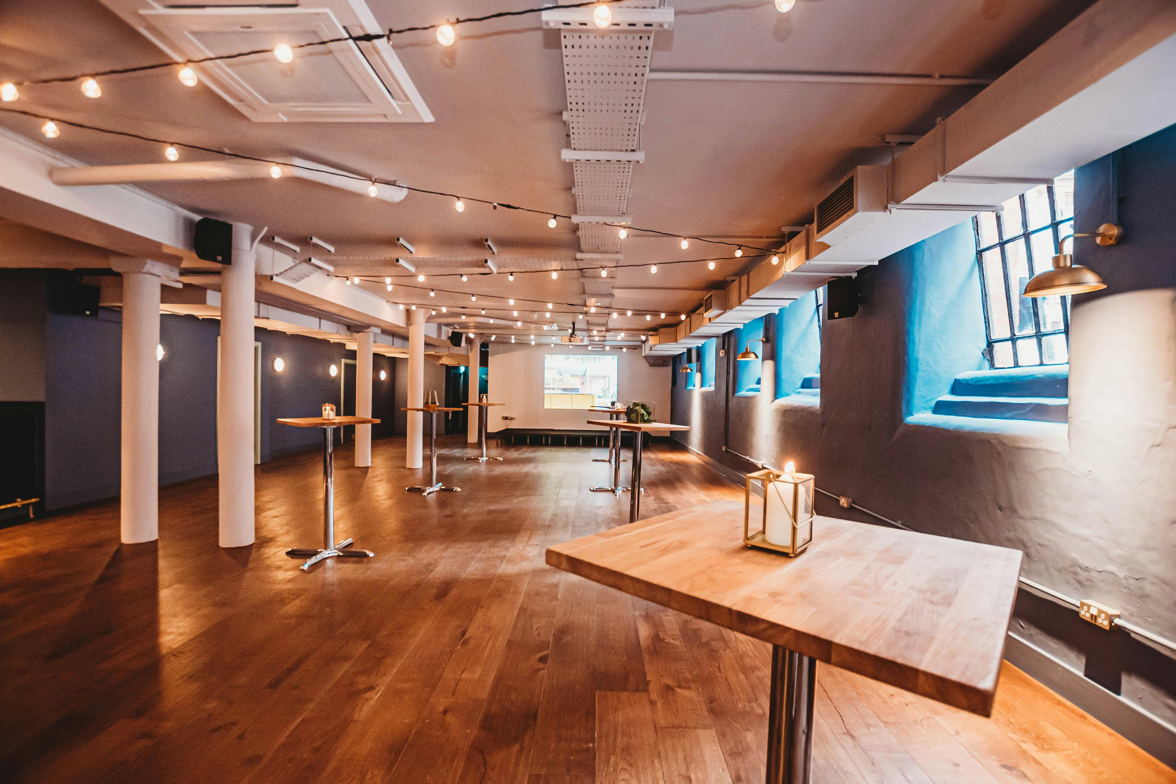 Versatile event space at The Storehouse, ideal for corporate meetings and social gatherings.