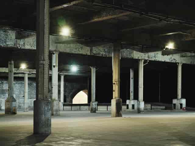 Industrial Depot Mayfield event venue, open-plan space for pop-up or post-industrial event hire.