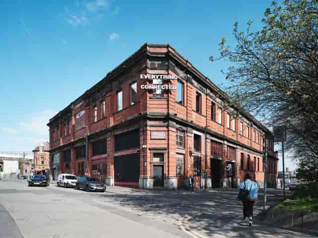 Industrial blank canvas venue at Depot Mayfield for experiential event and warehouse hire.