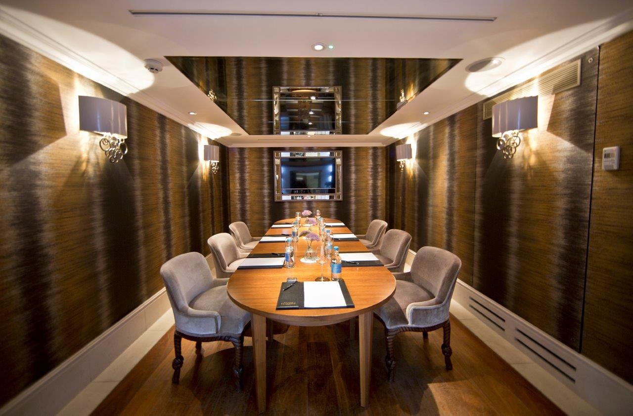 Wellington Boardroom at St. James's Hotel, elegant meeting space for workshops and discussions.