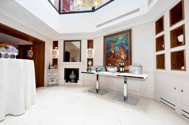 Elegant event space at St. James's Hotel, ideal for cocktail receptions and networking.