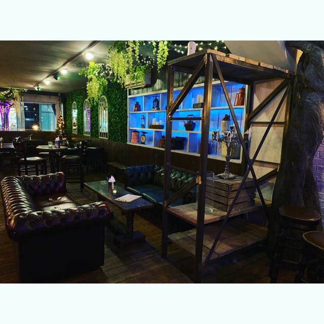 Stylish event space at Maddison's Bar & Kitchen with cozy seating and warm lighting.