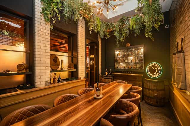 Private dining room at The Wren Tavern, ideal for intimate events and networking.