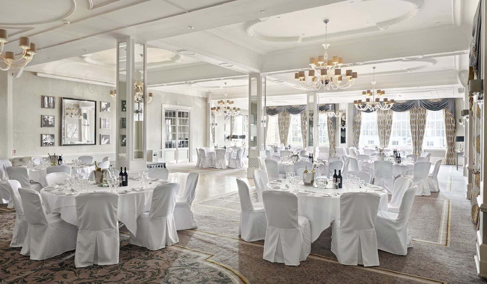 Elegant ballroom at Richmond Hill Hotel, perfect for weddings and corporate events.