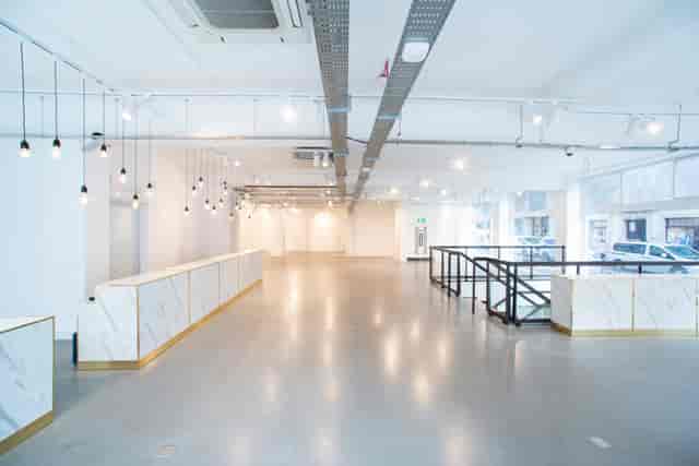Versatile event space at 13-14 Margaret Street with modern design for corporate meetings and workshops.